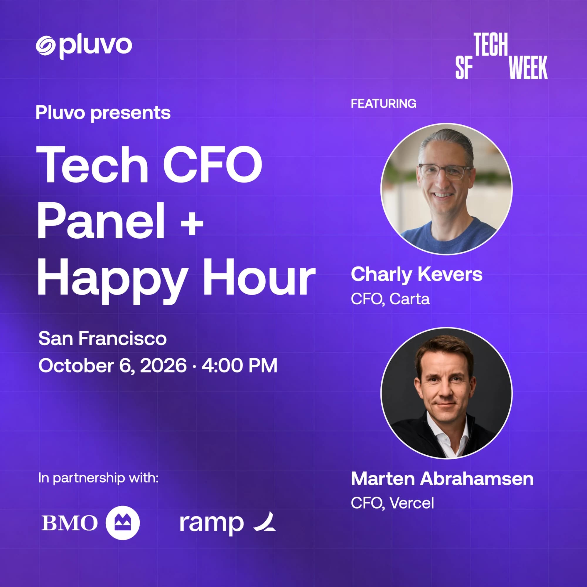 Tech CFO Panel + Happy Hour